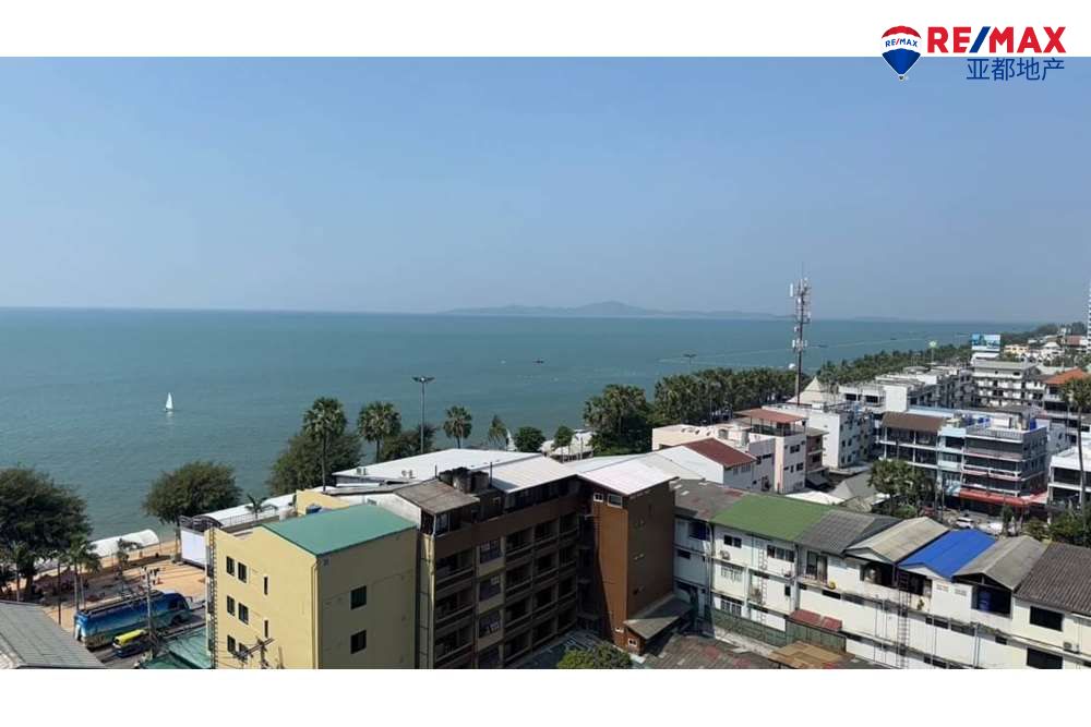 芭提雅中天海景公寓30平方米开间户型出售 Thien Thong Condotel Sea View Studio