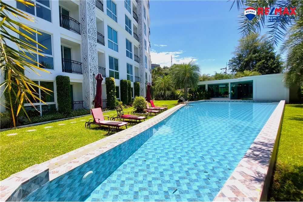 芭提雅奥林巴斯城市花园公寓26平方米1卧1卫出售 Olympus City Garden Modern One Bedroom Pool View