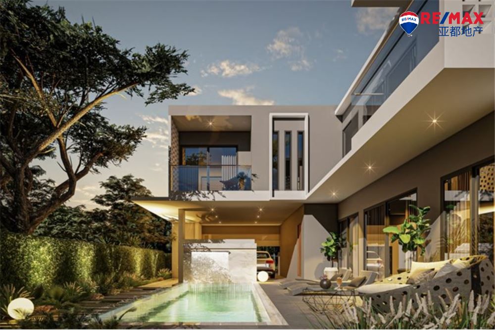 芭提雅东区现代别墅290平方米4卧4卫出售 Modern Style Pool villa For Sale in The Infini