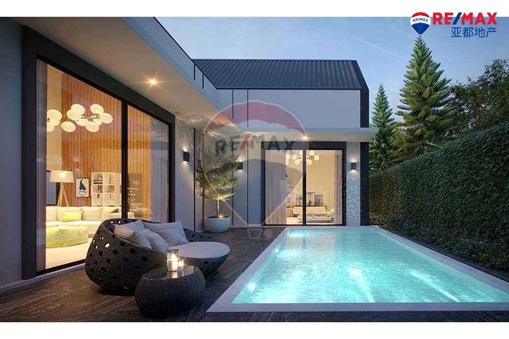 芭提雅北欧风格现代别墅280平方米3卧4卫出售 Modern Nordic Pool villa in the heart of Pattaya