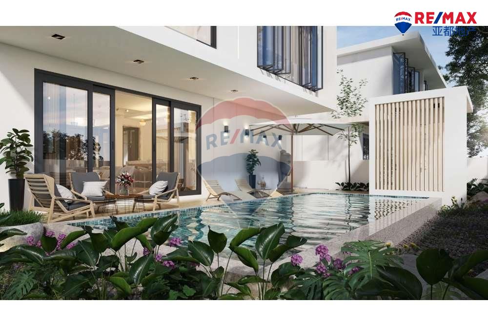 芭提雅现代别墅260平方米4卧5卫出售 Luxury Modern Pool Villa at M Estate Pattaya