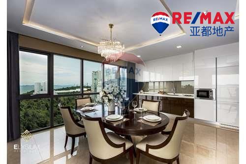 芭提雅伊莉香酒店式公寓299平方米5卧5卫出售 Luxury Penthouse with Sea View  - Elysium Residences