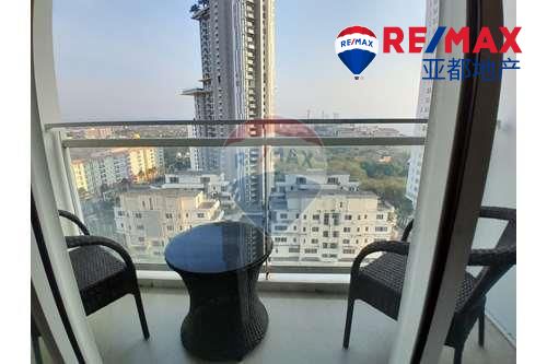 芭提雅中天公寓35平方米1卧1卫出售 The best price right now! At Condo Veranda Residence Pattaya